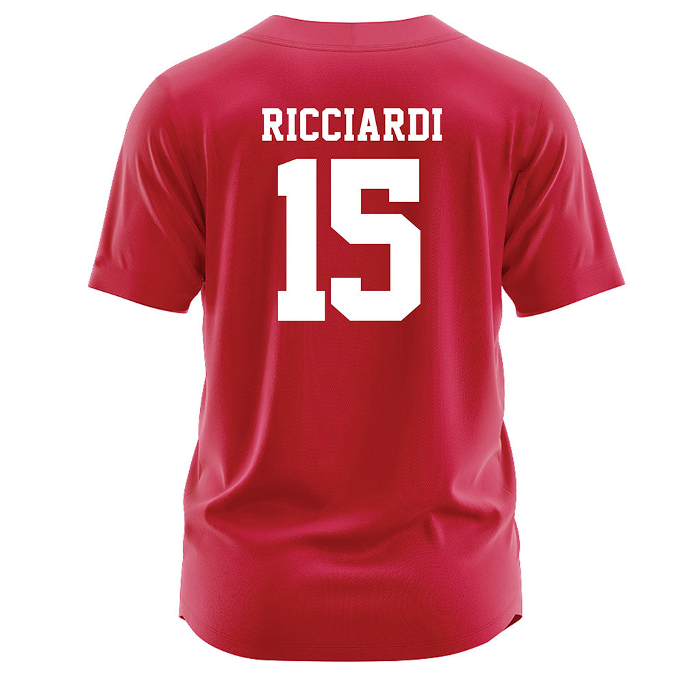 Miami of Ohio - NCAA Softball : Angelina Ricciardi - Red Jersey-1