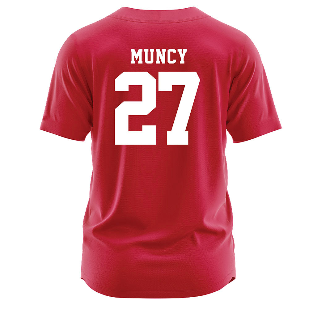 Miami of Ohio - NCAA Softball : Morgan Muncy - Red Jersey-1