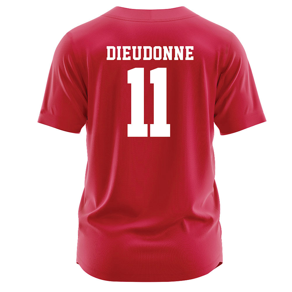 Miami of Ohio - NCAA Softball : Evey Dieudonne - Red Jersey-1