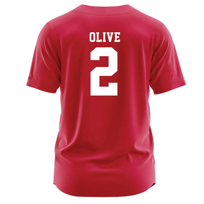 Miami of Ohio - NCAA Softball : Katy Olive - Red Jersey-1