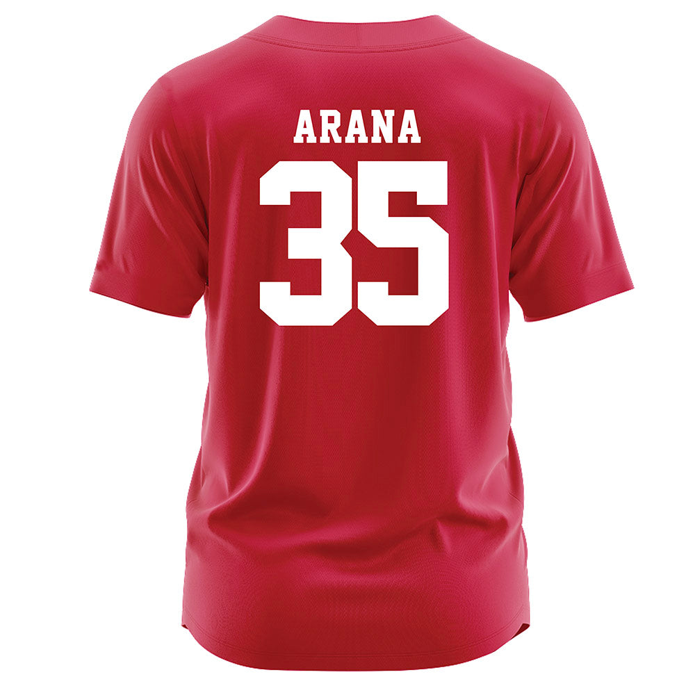 Miami of Ohio - NCAA Softball : Liliana Arana - Red Jersey-1