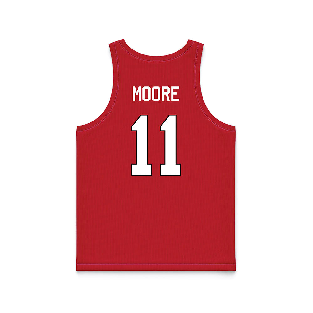 Miami of Ohio - Women's Field Hockey Alumni : Abby Moore - Red Basketball Jersey-1
