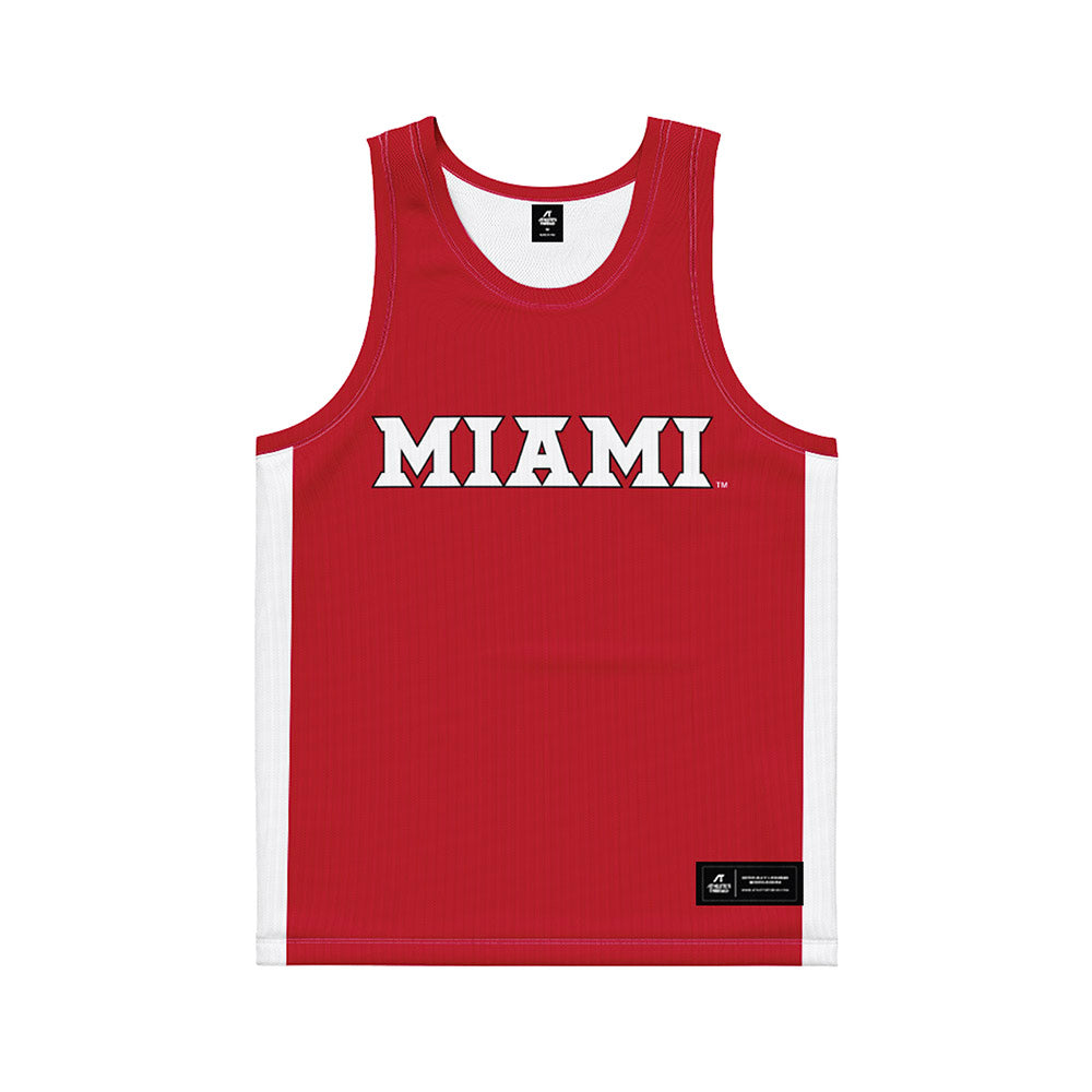 Miami of Ohio - NCAA Women's Field Hockey : Abby Moore - Red Basketball Jersey-0