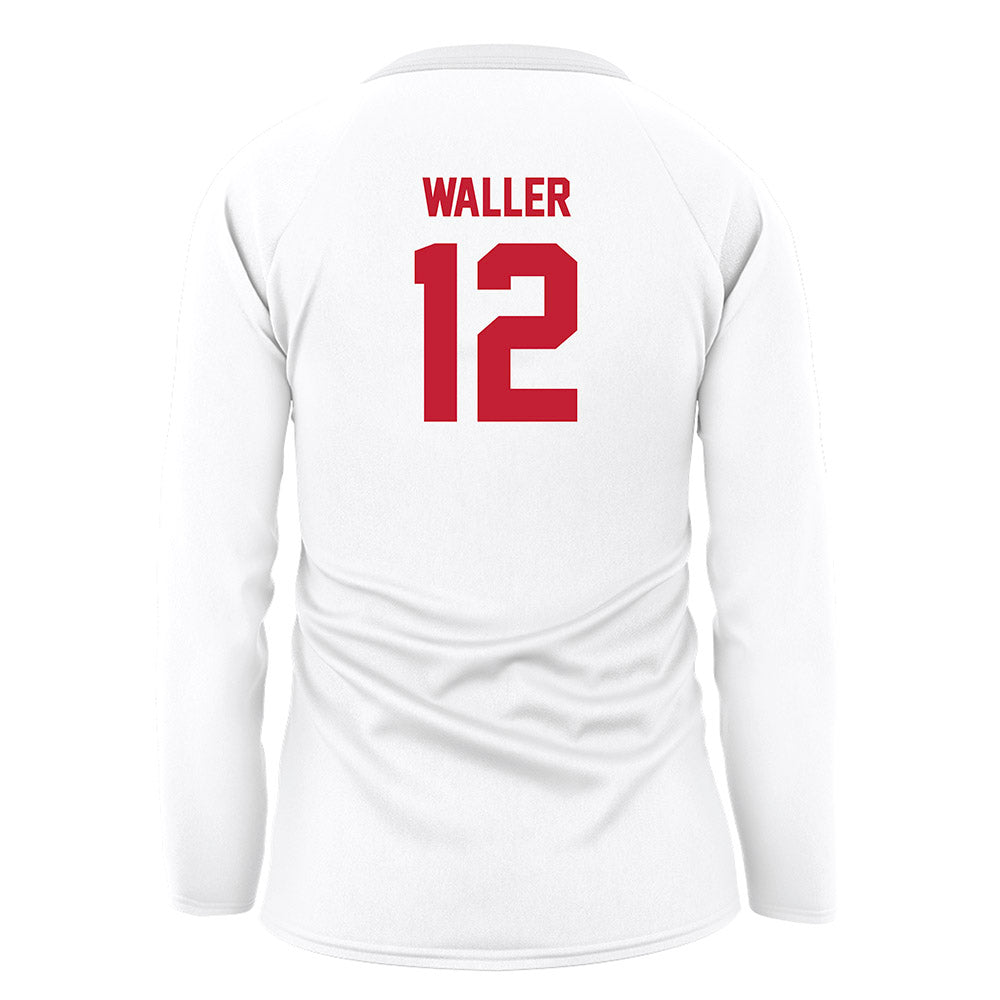 Miami of Ohio - NCAA Women's Volleyball : Sydney Waller - White Volleyball Jersey-1