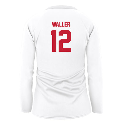 Miami of Ohio - NCAA Women's Volleyball : Sydney Waller - White Volleyball Jersey-1