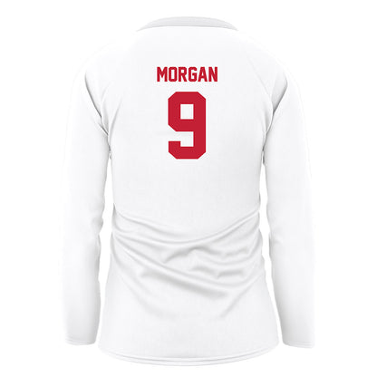 Miami of Ohio - NCAA Women's Volleyball : Rachel Morgan - White Volleyball Jersey-1