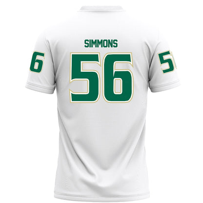 USF - NCAA Football : Terry Simmons - White Football Jersey-1