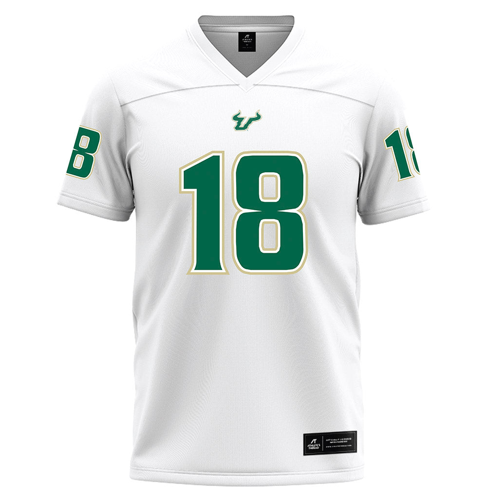 USF - NCAA Football : Levi Smiley - White Football Jersey-0