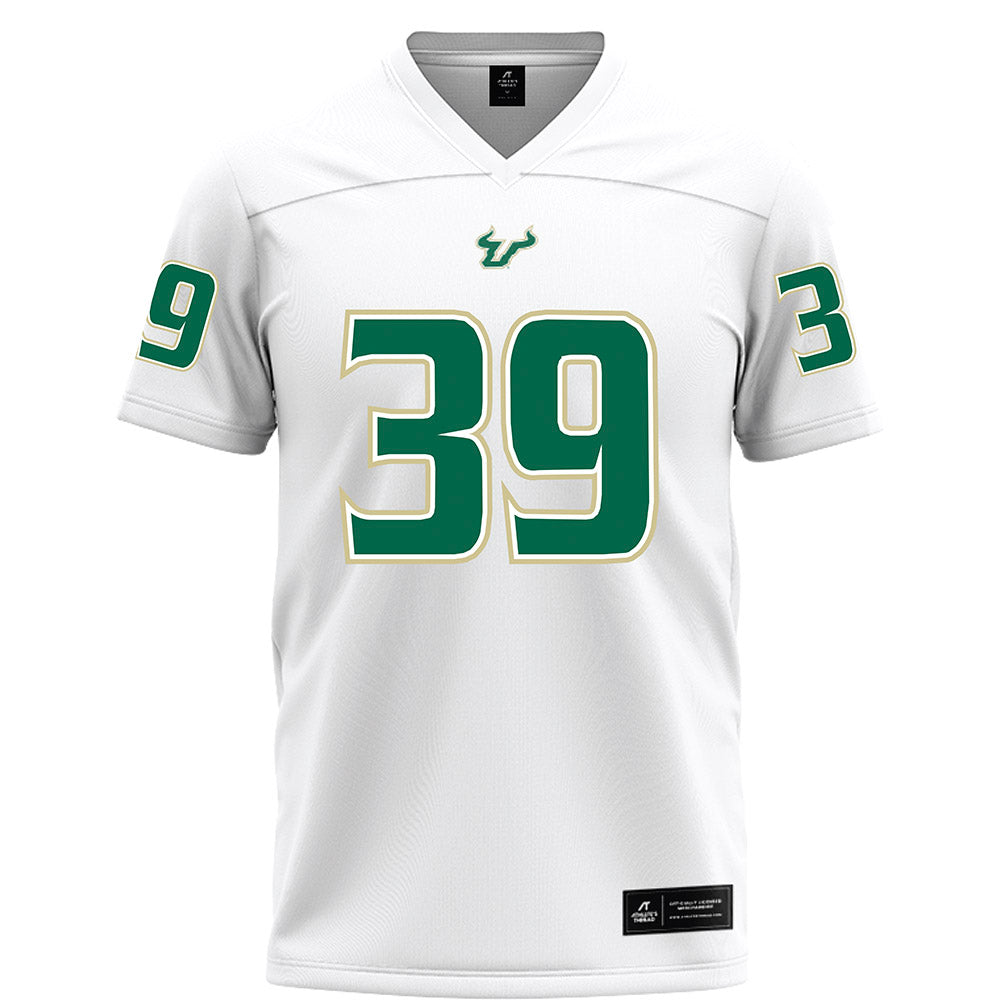 USF - NCAA Football : Luke Goater - White Football Jersey-0