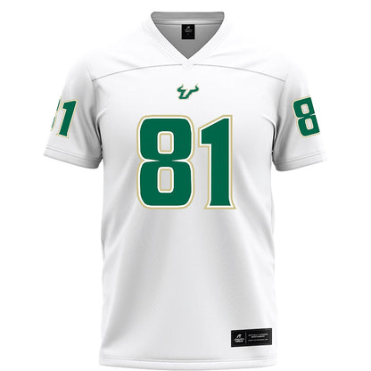 USF - NCAA Football : Tayte Crable - White Football Jersey-0