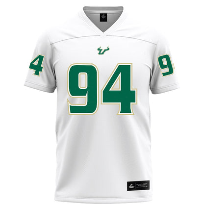 USF - NCAA Football : Brooks Williams Jr - White Football Jersey-0