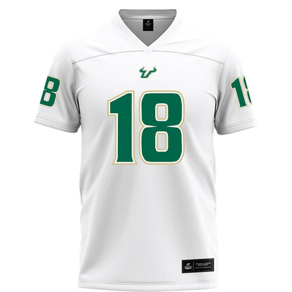 USF - NCAA Football : Kenneth Odom - White Football Jersey-0