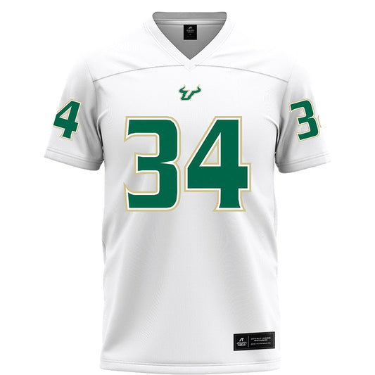 USF - NCAA Football : Rico Watson III - White Football Jersey-0