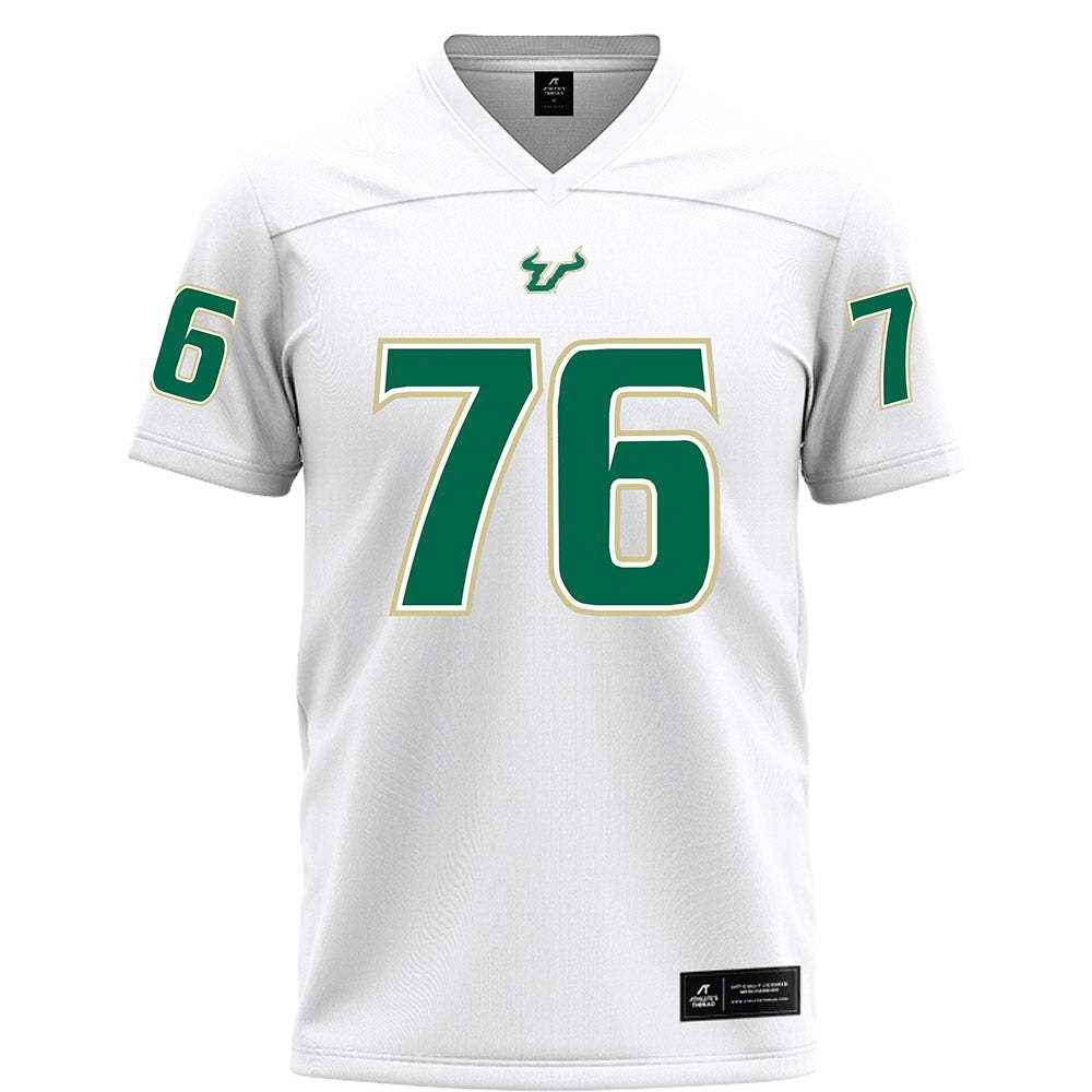 USF - NCAA Football : Colin Bellomy - White Football Jersey-0