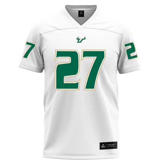USF - NCAA Football : Jayden Davis - White Football Jersey-0