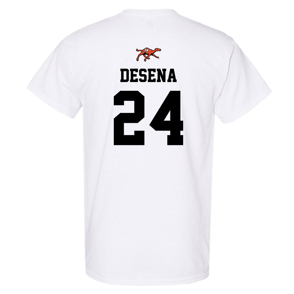 Campbell - NCAA Softball : Amber Desena - Sports Shersey T-Shirt-1