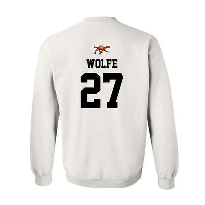 Campbell - NCAA Softball : Kasey Wolfe - Sports Shersey Crewneck Sweatshirt-1