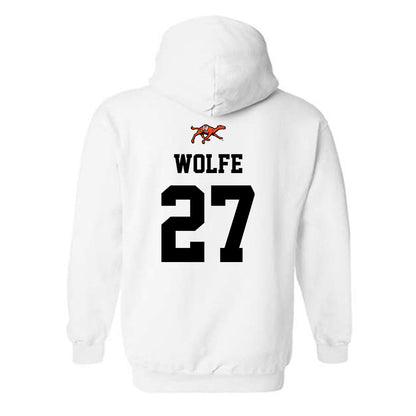Campbell - NCAA Softball : Kasey Wolfe - Sports Shersey Hooded Sweatshirt-1