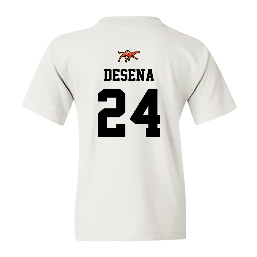 Campbell - NCAA Softball : Amber Desena - Sports Shersey Youth T-Shirt-1