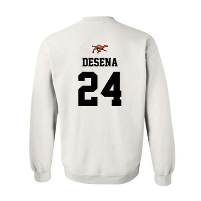 Campbell - NCAA Softball : Amber Desena - Sports Shersey Crewneck Sweatshirt-1