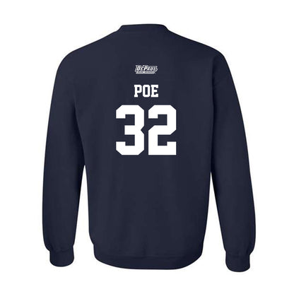 DePaul - NCAA Softball : Addy Poe - Sports Shersey Crewneck Sweatshirt-1