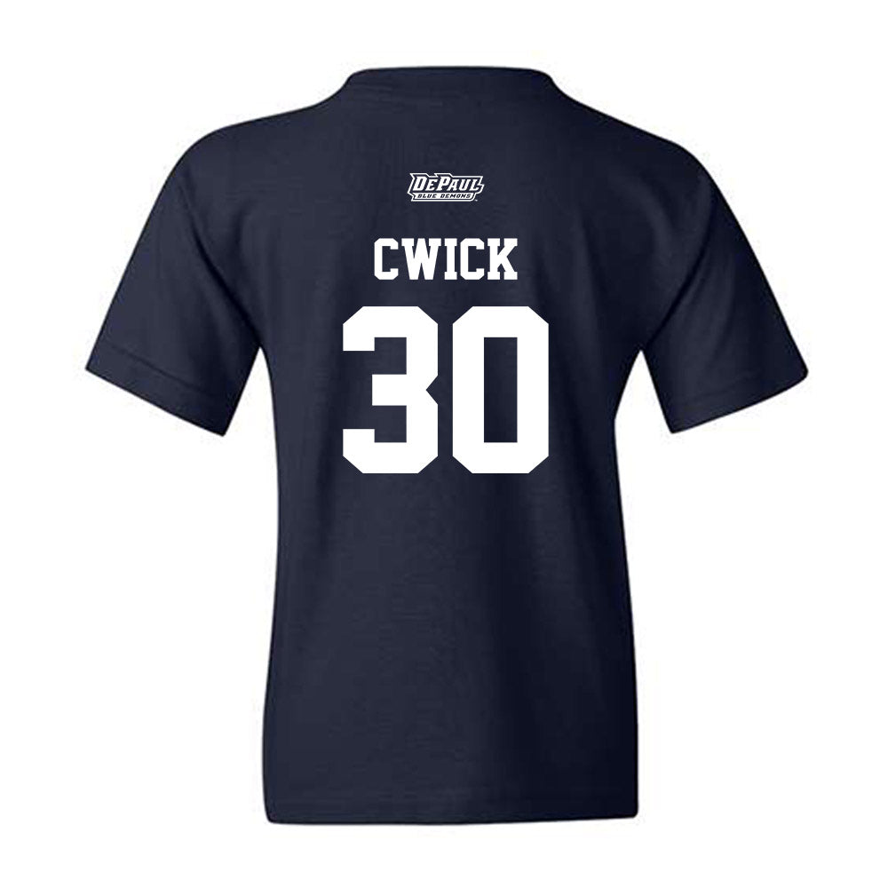 DePaul - NCAA Softball : Brooke Cwick - Sports Shersey Youth T-Shirt-1