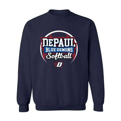 DePaul - NCAA Softball : Brooke Cwick - Sports Shersey Crewneck Sweatshirt-0