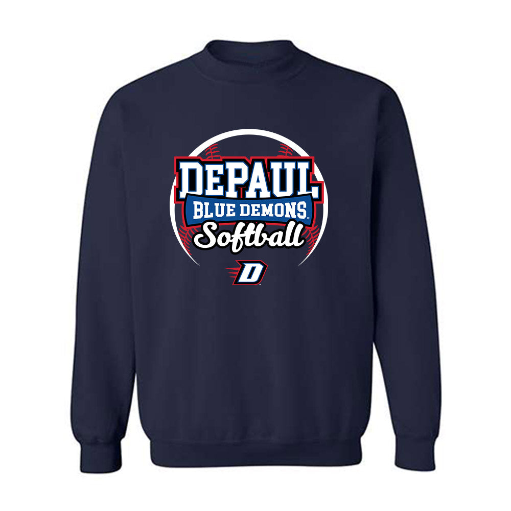 DePaul - NCAA Softball : Kailey Selvage - Sports Shersey Crewneck Sweatshirt-0