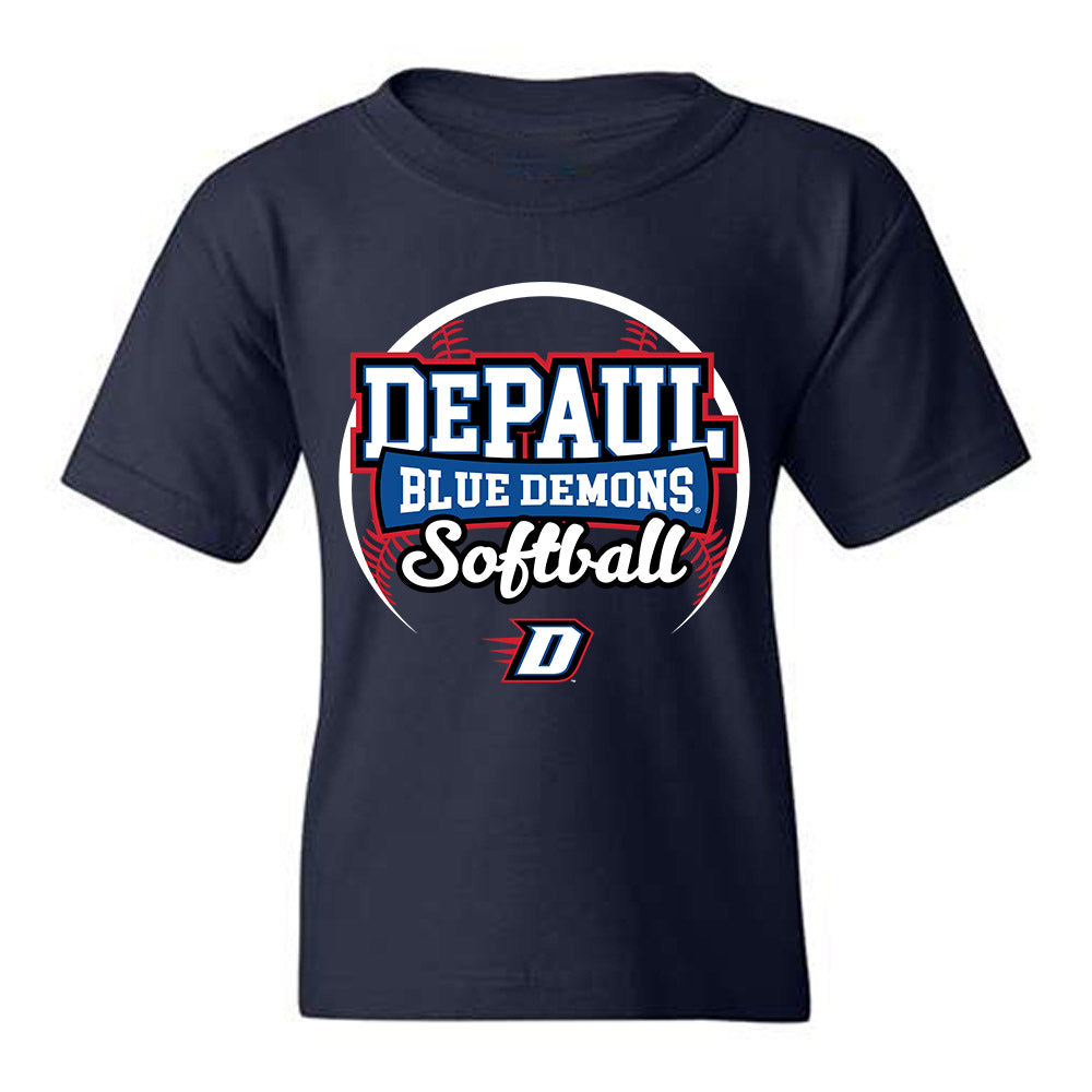DePaul - NCAA Softball : Lydia Ettema - Sports Shersey Youth T-Shirt-0