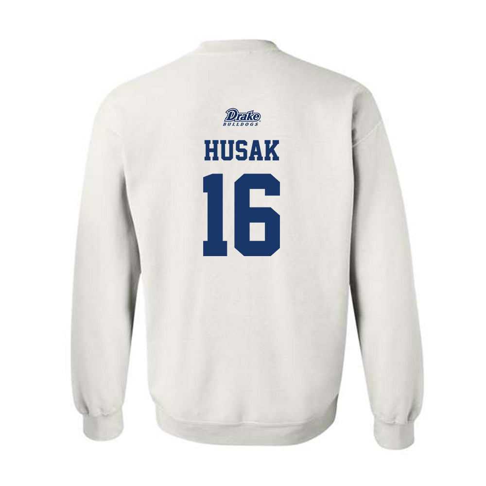 Drake - NCAA Softball : Ava Husak - Sports Shersey Crewneck Sweatshirt-1