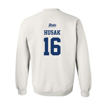 Drake - NCAA Softball : Ava Husak - Sports Shersey Crewneck Sweatshirt-1