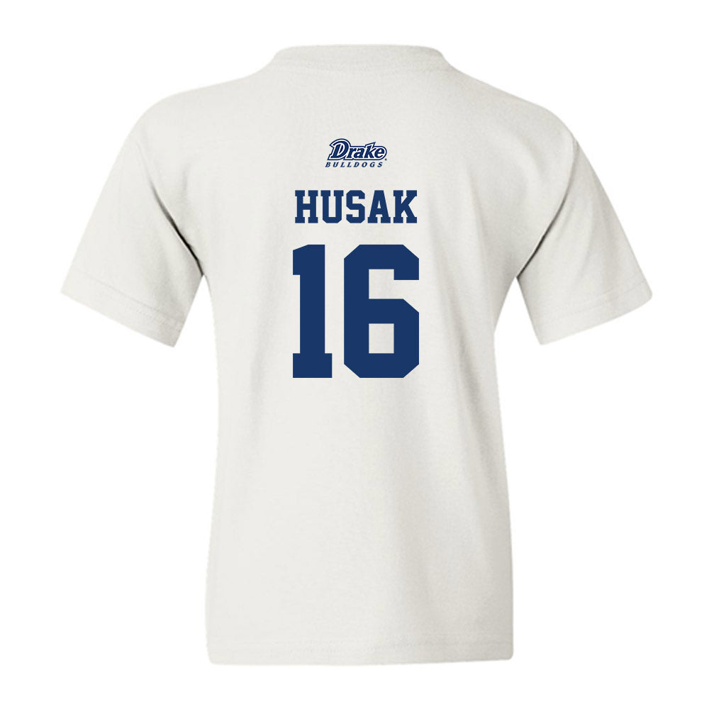Drake - NCAA Softball : Ava Husak - Sports Shersey Youth T-Shirt-1