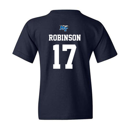 MTSU - NCAA Baseball : Ethan Robinson - Sports Shersey Youth T-Shirt-1