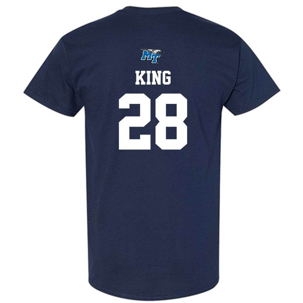 MTSU - NCAA Baseball : Gavin King - Sports Shersey T-Shirt-1