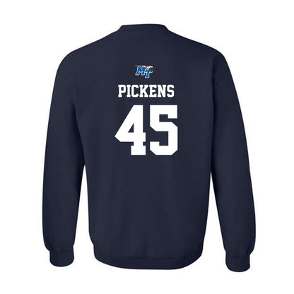 MTSU - NCAA Baseball : John Michael Pickens - Sports Shersey Crewneck Sweatshirt-1