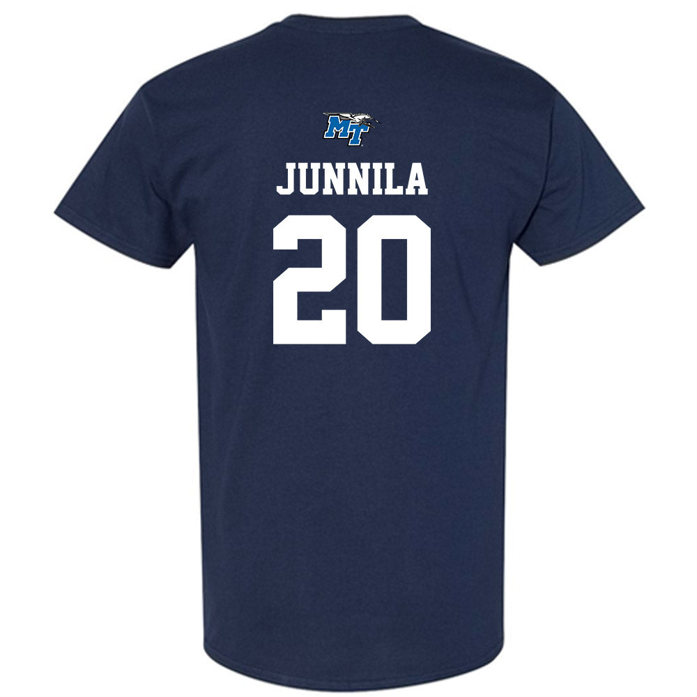 MTSU - NCAA Baseball : Jaxon Junnila - Sports Shersey T-Shirt-1