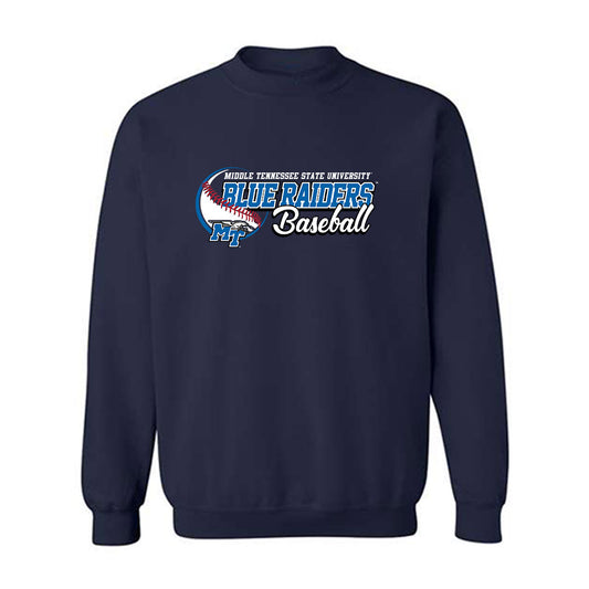 MTSU - NCAA Baseball : David Horn - Sports Shersey Crewneck Sweatshirt-0