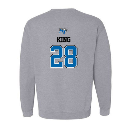 MTSU - NCAA Baseball : Gavin King - Sports Shersey Crewneck Sweatshirt-1