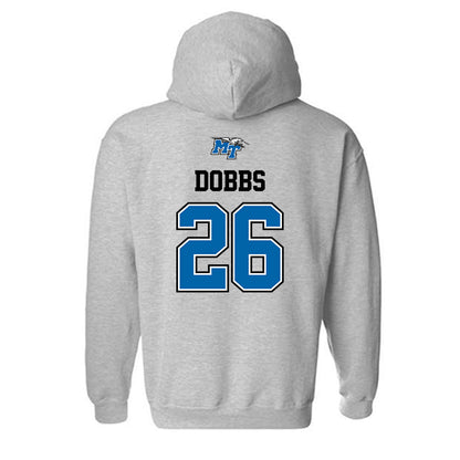 MTSU - NCAA Baseball : Mason Dobbs - Sports Shersey Hooded Sweatshirt-1
