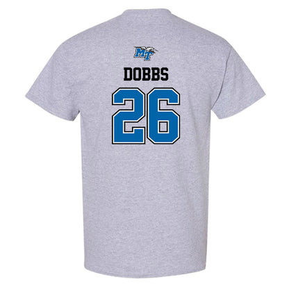 MTSU - NCAA Baseball : Mason Dobbs - Sports Shersey T-Shirt-1