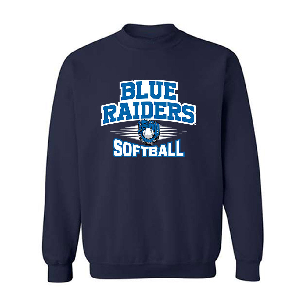 MTSU - NCAA Softball : Aubrey Baker - Sports Shersey Crewneck Sweatshirt-0