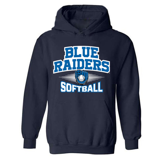 MTSU - NCAA Softball : Elle Hildreth - Sports Shersey Hooded Sweatshirt-0