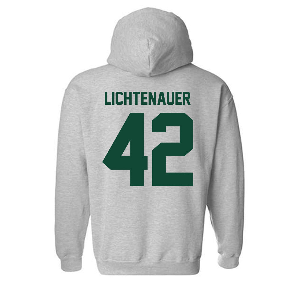 Ohio - NCAA Baseball : Evan Lichtenauer - Sports Shersey Hooded Sweatshirt-1