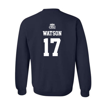 Old Dominion - NCAA Baseball : Jace Watson - Sports Shersey Crewneck Sweatshirt-1
