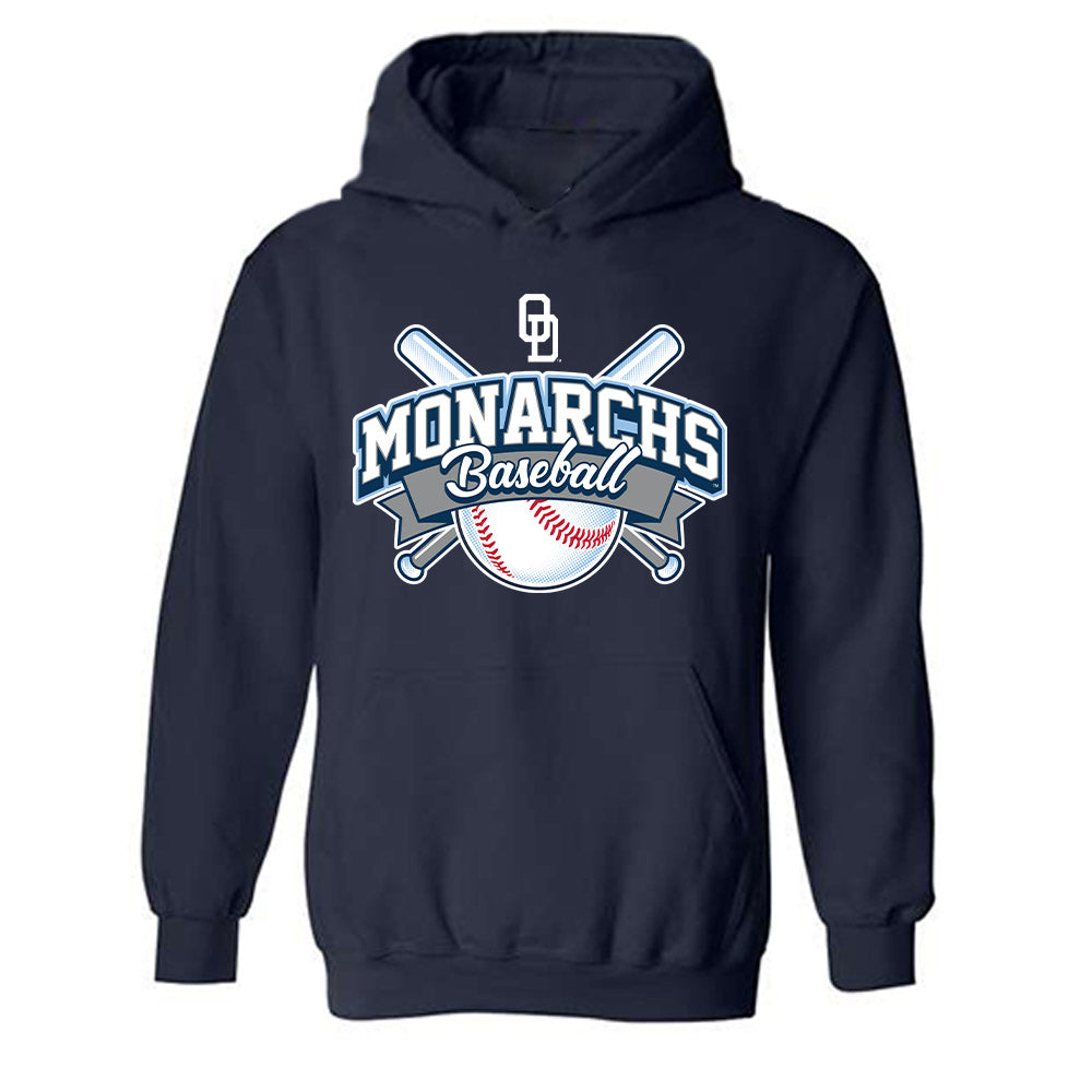 Old Dominion - NCAA Baseball : Sylas Mills - Sports Shersey Hooded Sweatshirt-0