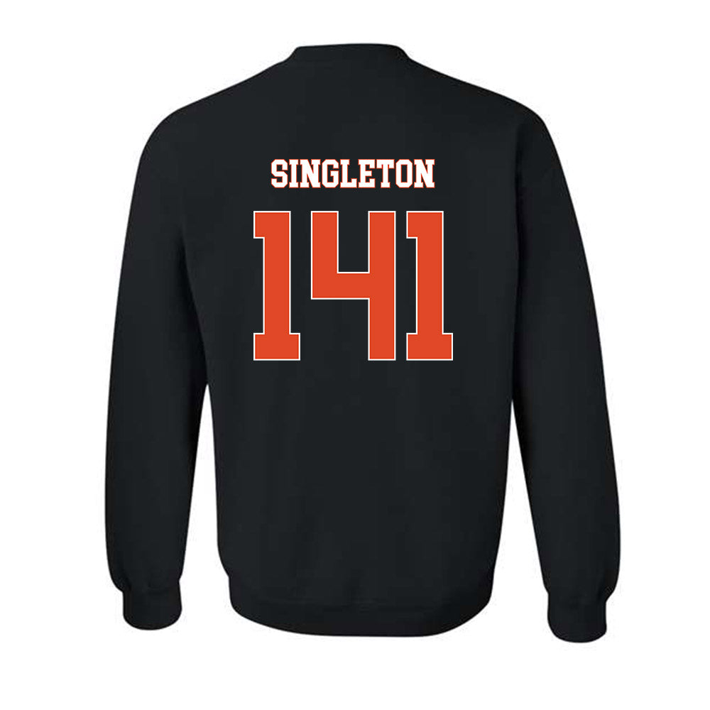 Oregon State - NCAA Wrestling : Nash Singleton - Classic Shersey Crewneck Sweatshirt-1