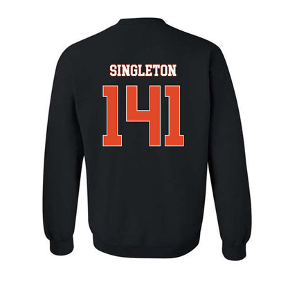 Oregon State - NCAA Wrestling : Nash Singleton - Classic Shersey Crewneck Sweatshirt-1