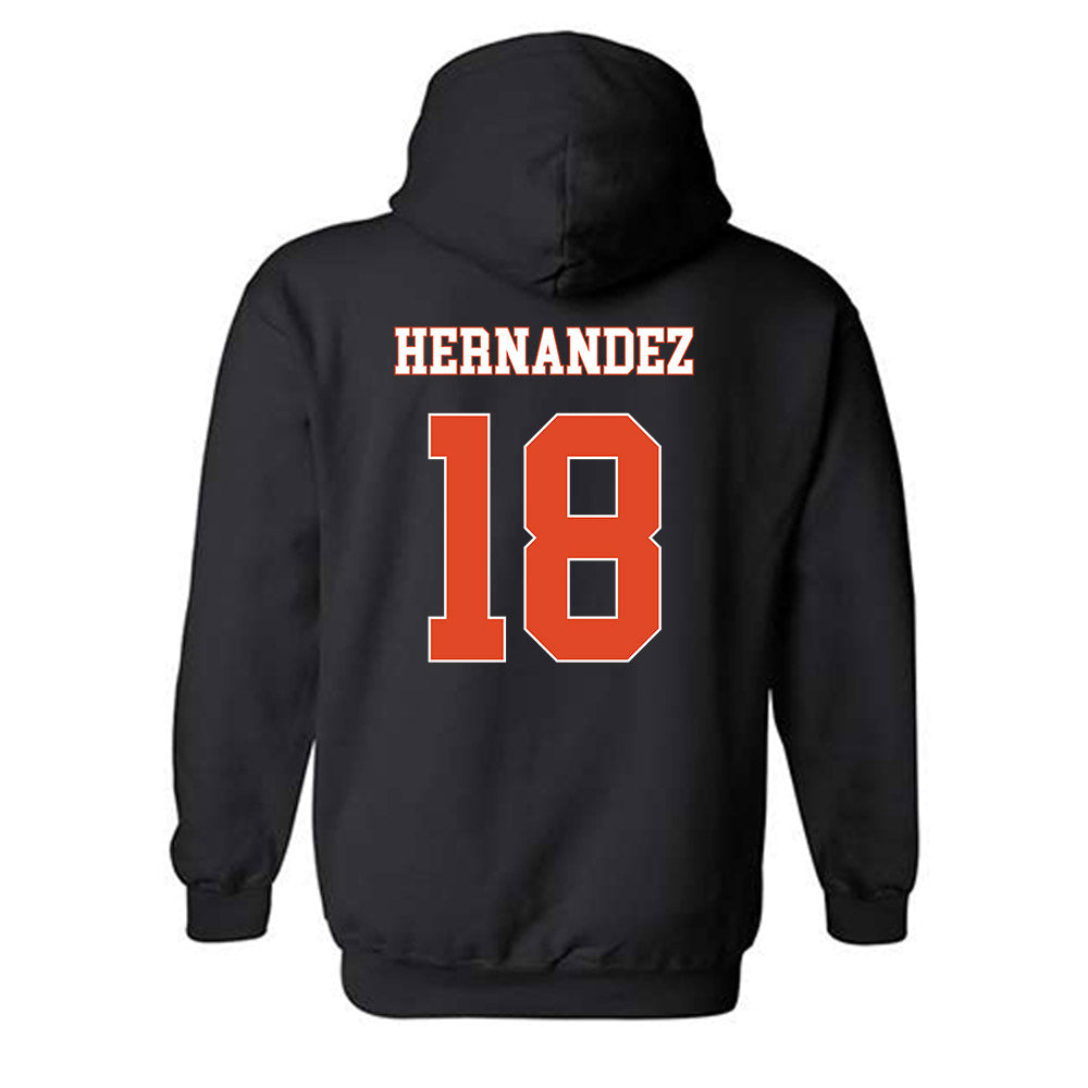 Oregon State - NCAA Men's Soccer : Oliver Hernandez - Classic Shersey Hooded Sweatshirt-1