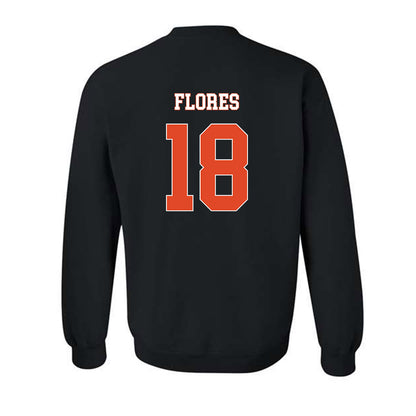 Oregon State - NCAA Softball : Justice Flores - Classic Shersey Crewneck Sweatshirt-1