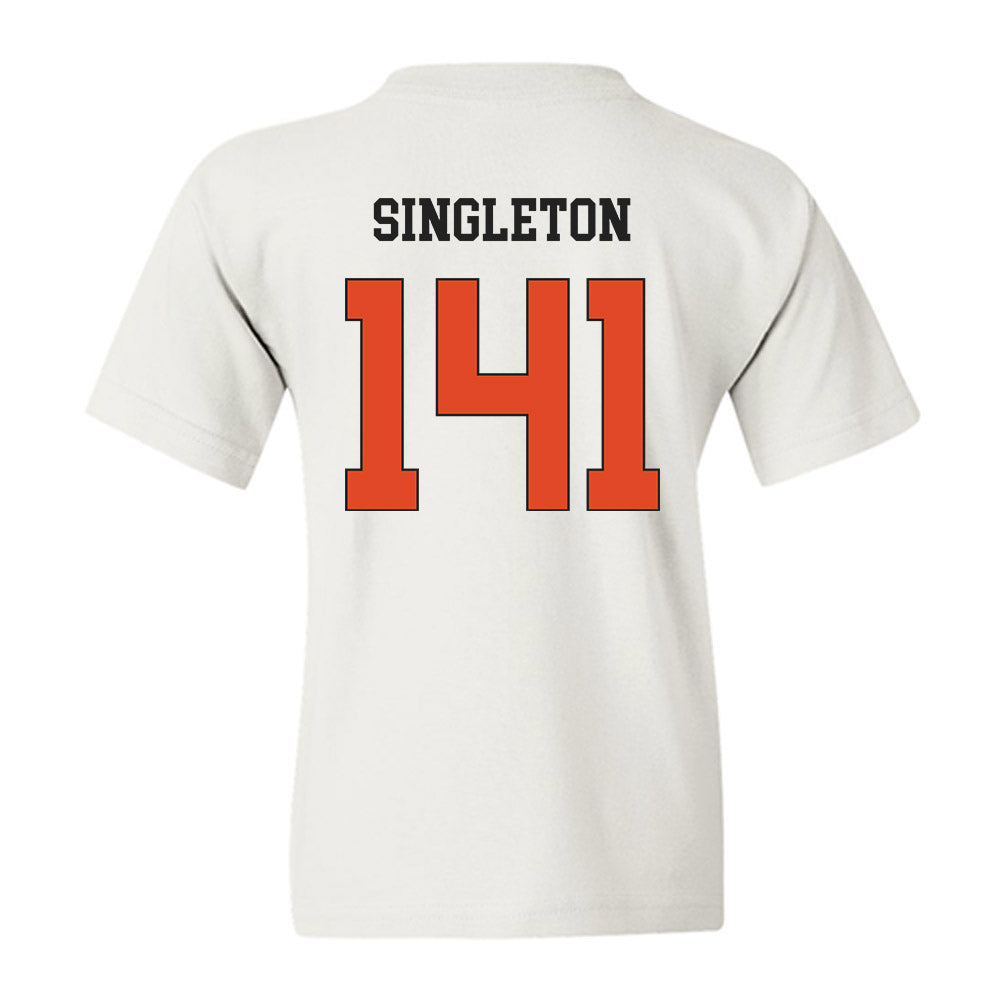 Oregon State - NCAA Wrestling : Nash Singleton - Classic Shersey Youth T-Shirt-1